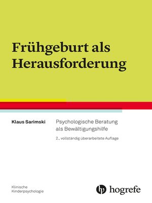 cover image of Frühgeburt als Herausforderung
